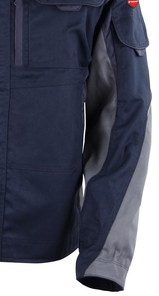 Herren Bundjacke Iron, Farbe grün/warngelb, Gr. M (46/48)
