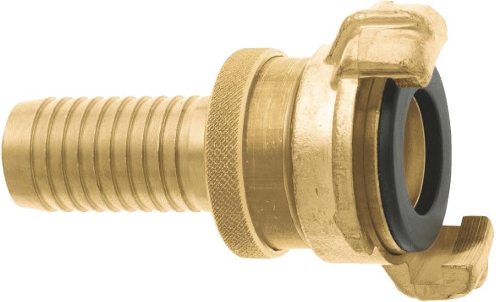 Schlauchstück GEKA SD Messing Schlauchgröße 13 mm