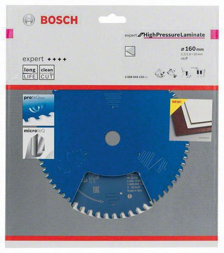 Kreissägeblatt Außen-Ø 160 mm Zähnezahl 48 TR-F Bohrung 20 mm Schnittbreite 2,2 mm HM