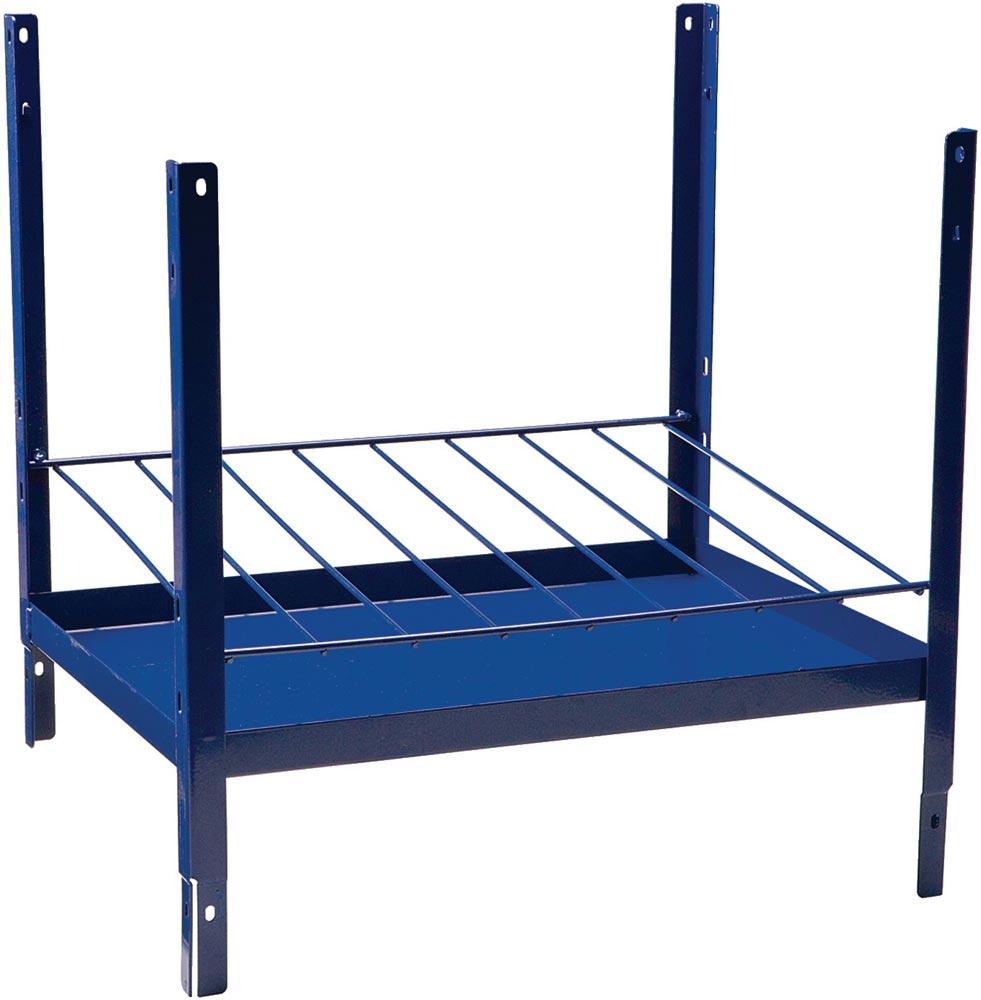 Regalelement LOGS 160 H520xB540xT390mm blau RAL 5022 8-reihig geeignet für Silikonkartuschen