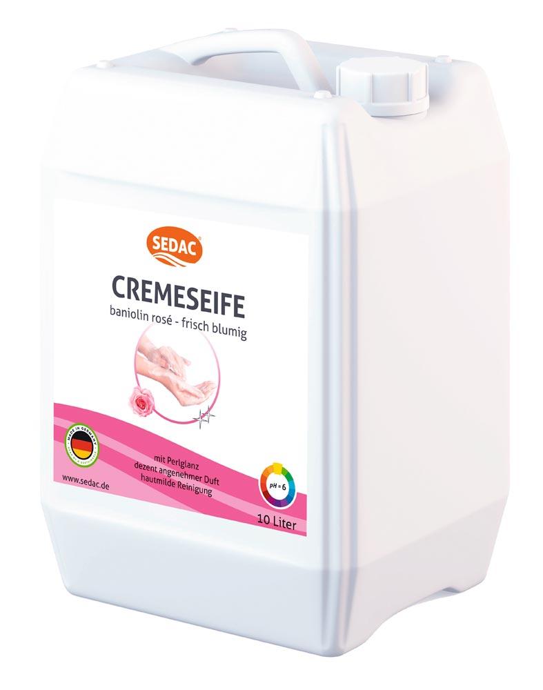 Creme-Seife, 10 Liter Kanister, rose