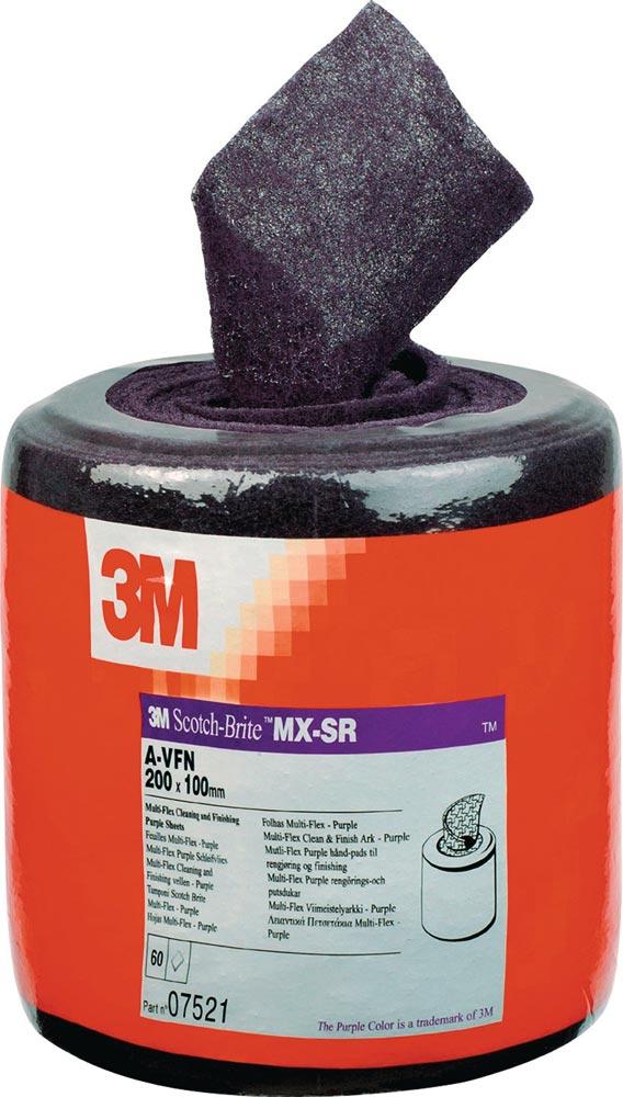 Schleifvliesrolle MX-SR Länge 6 m Breite 100 mm very fine violett Schleifvliesrolle MX-SR Länge 6 m Breite 100 mm very fine violett