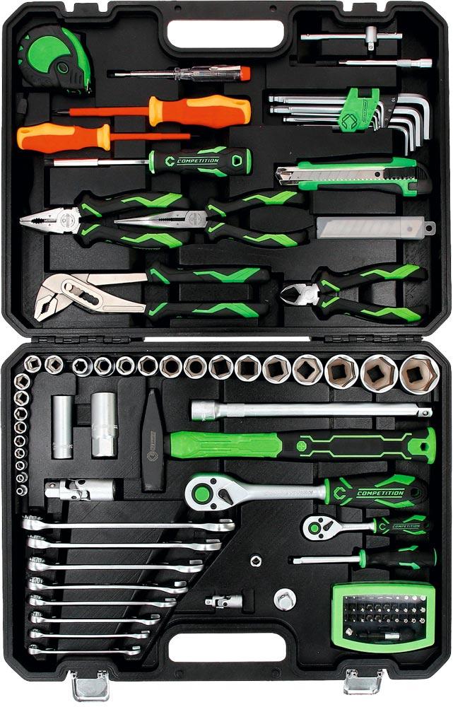 Universal-Werkzeug-Satz 1/4 + 1/2 Zoll 106tlg. im Koffer