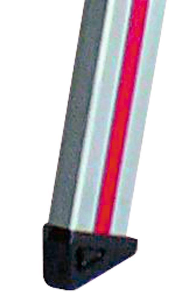 Stufen-Stehleiter, beidseitig begehbar, inkl. Spreizsicherung, Höhe 1400 mm, 2x6 Stufen, Gewicht 8,7 kg