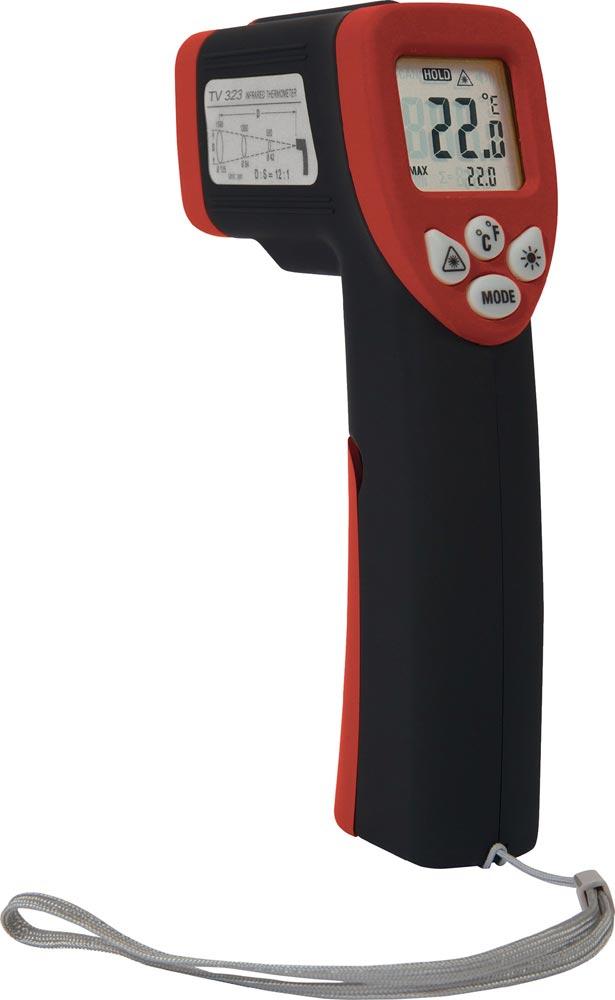 Infrarotthermometer TV 323 - 50 bis 550 C 2 C 2 x Typ AAA