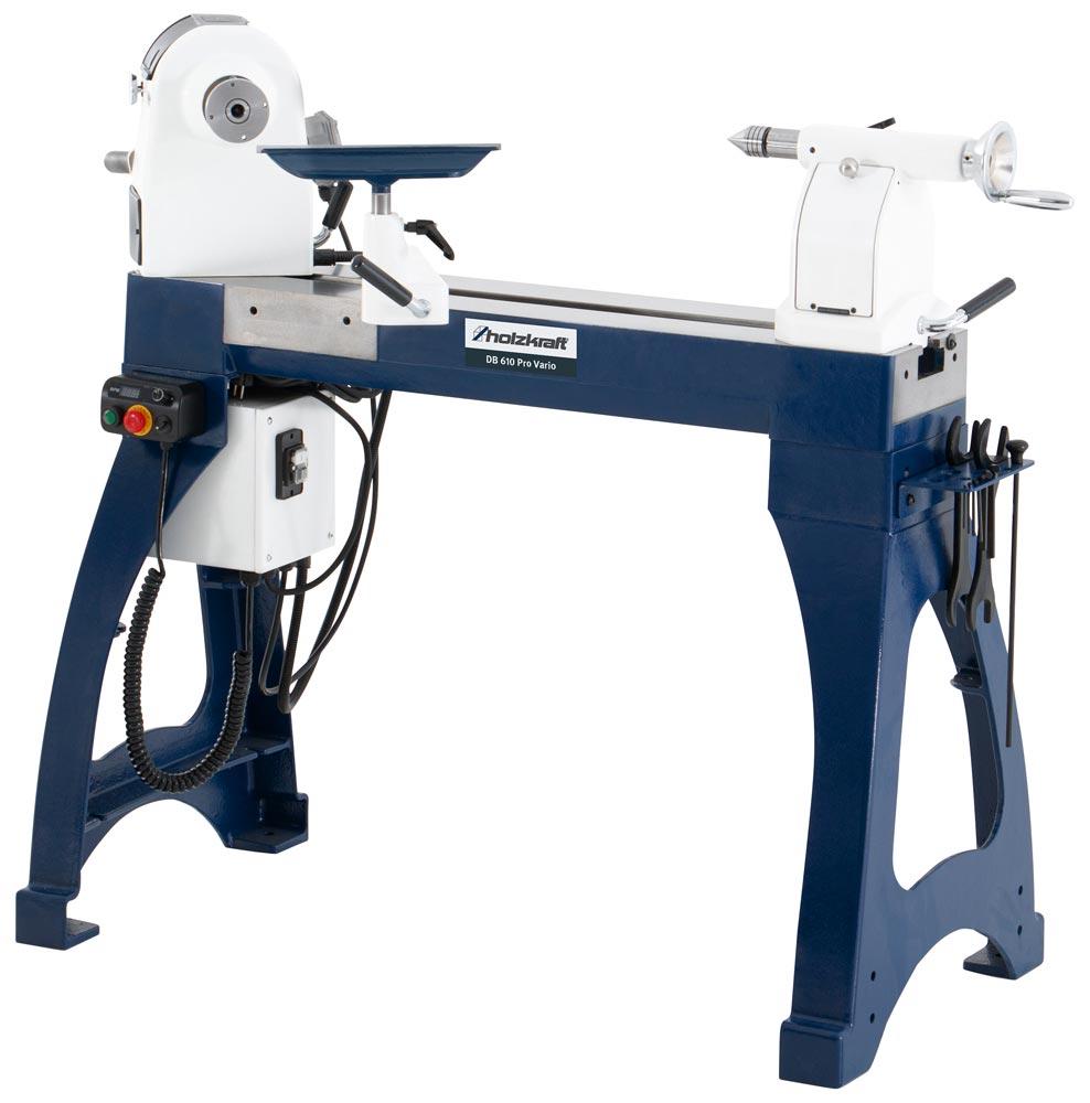 HOLZKRAFT Standdrechselmaschine DB 610 Pro Vario, 1600x620x1200 mm, 610 mm Spitzenweite