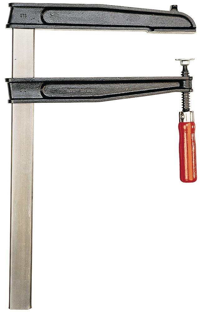 Tiefspannschraubzwinge TGNT Spannweite 600 mm Ausladung 250 mm Holzgriff 40 x 11 mm Tiefspannschraubzwinge TGNT Spannweite 600 mm Ausladung 250 mm Holzgriff 40 x 11 mm