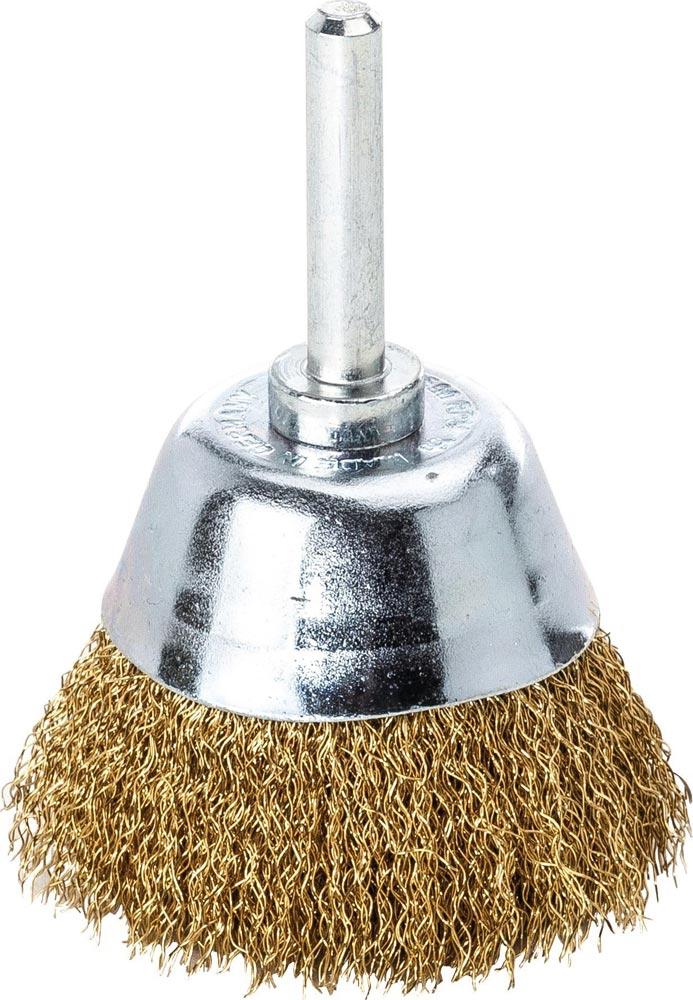 Flächenbürste Ø 50 mm Schaft 6 mm Drahtstärke 0,2 mm Messing 10500 min- Flächenbürste Ø 50 mm Schaft 6 mm Drahtstärke 0,2 mm Messing 10500 min-