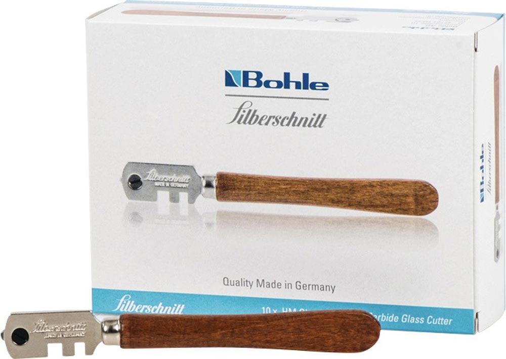 Glasschneider HM Silberschnitt® für Glasdicken von 3 - 6 mm Holzheft