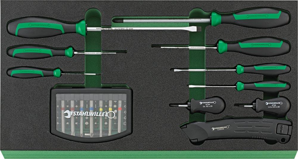 Werkzeug-Sortiment im Werkzeug-Trolley WT/TS 160tlg.