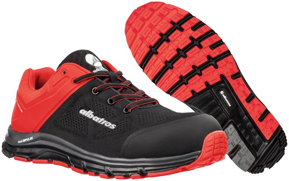 Sicherheits-Halbschuh Lift Red Impulse Low, S1P, Farbe schwarz/rot, Gr. 45