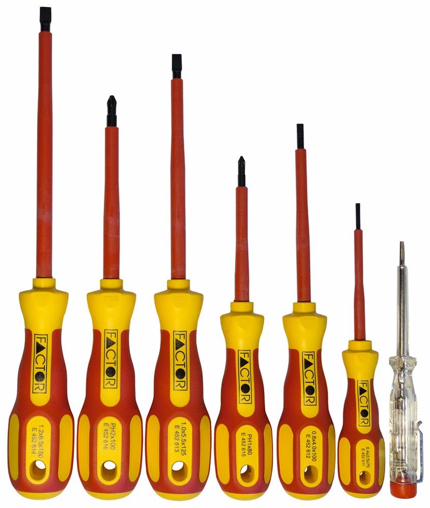 Elektriker-Schraubendreher-Satz VDE 7tlg.