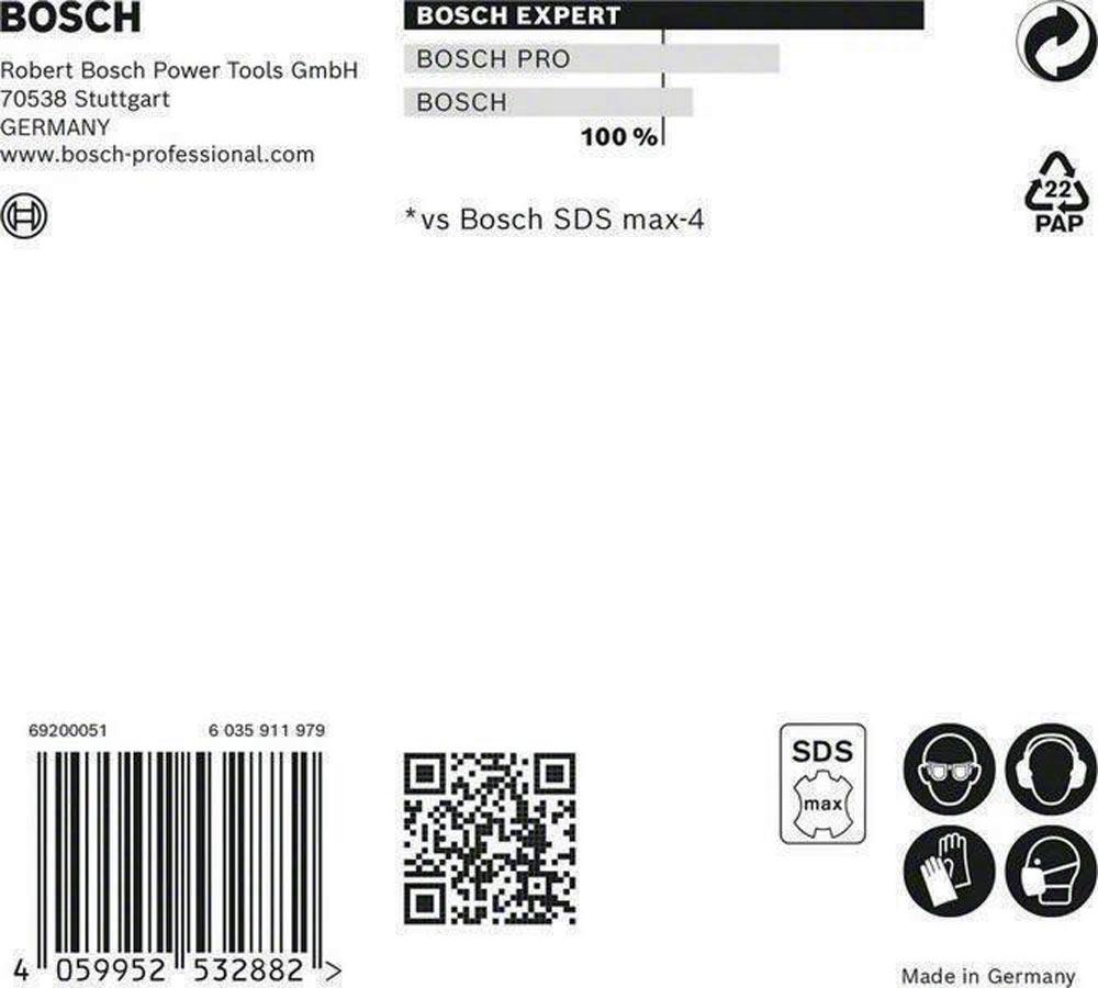 Hammerbohrer Expert SDS max-8X Ø 16 mm Arbeits-L.200 mm L.340 mm SDS-max 1 Stück Hammerbohrer Expert SDS max-8X Ø 16 mm Arbeits-L.200 mm L.340 mm SDS-max 1 Stück