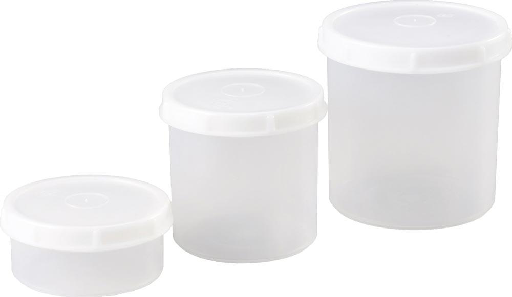 Dose 1000 ml mit Schraubdeckel rund natur H126xD125mm Dose 1000 ml mit Schraubdeckel rund natur H126xD125mm