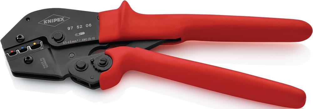 Crimpzange Länge 250 mm 0,5- 6 (AWG 20 - 10) mm 565 g Crimpzange Länge 250 mm 0,5- 6 (AWG 20 - 10) mm 565 g