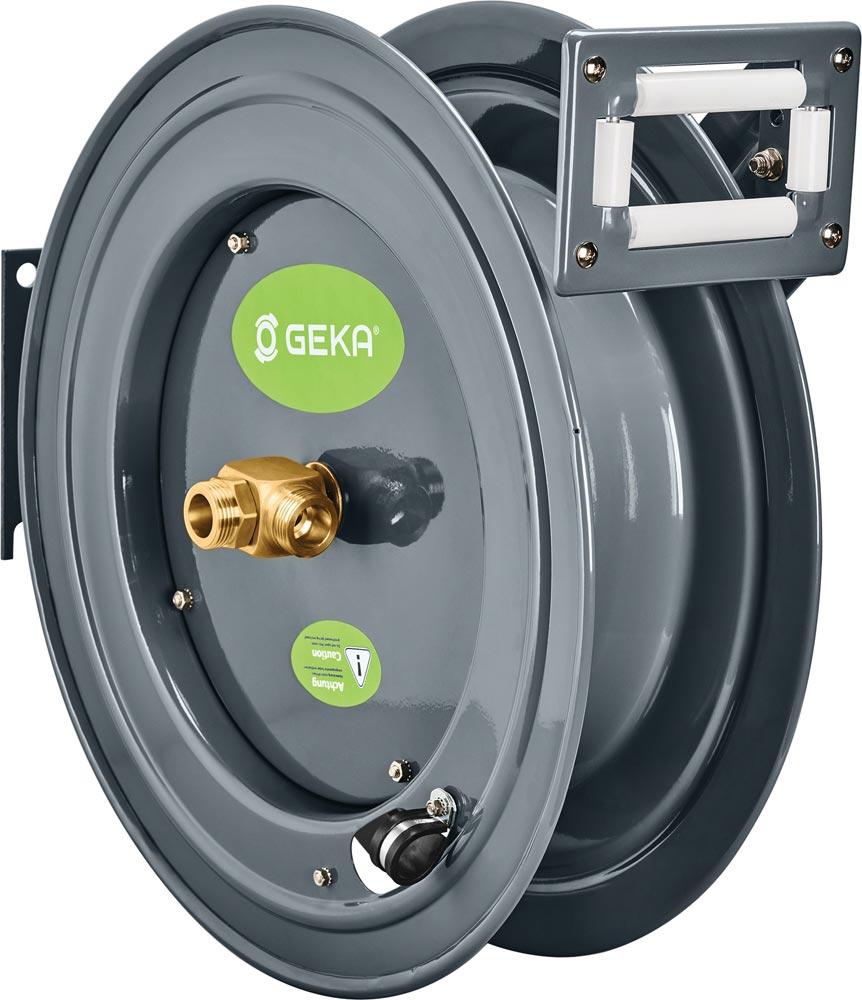 Schlauchaufroller PA20 Anschlussgewinde 33,25 mm G 1 AG  pulv. Stahl Schlauchaufroller PA20 Anschlussgewinde 33,25 mm G 1 AG  pulv. Stahl