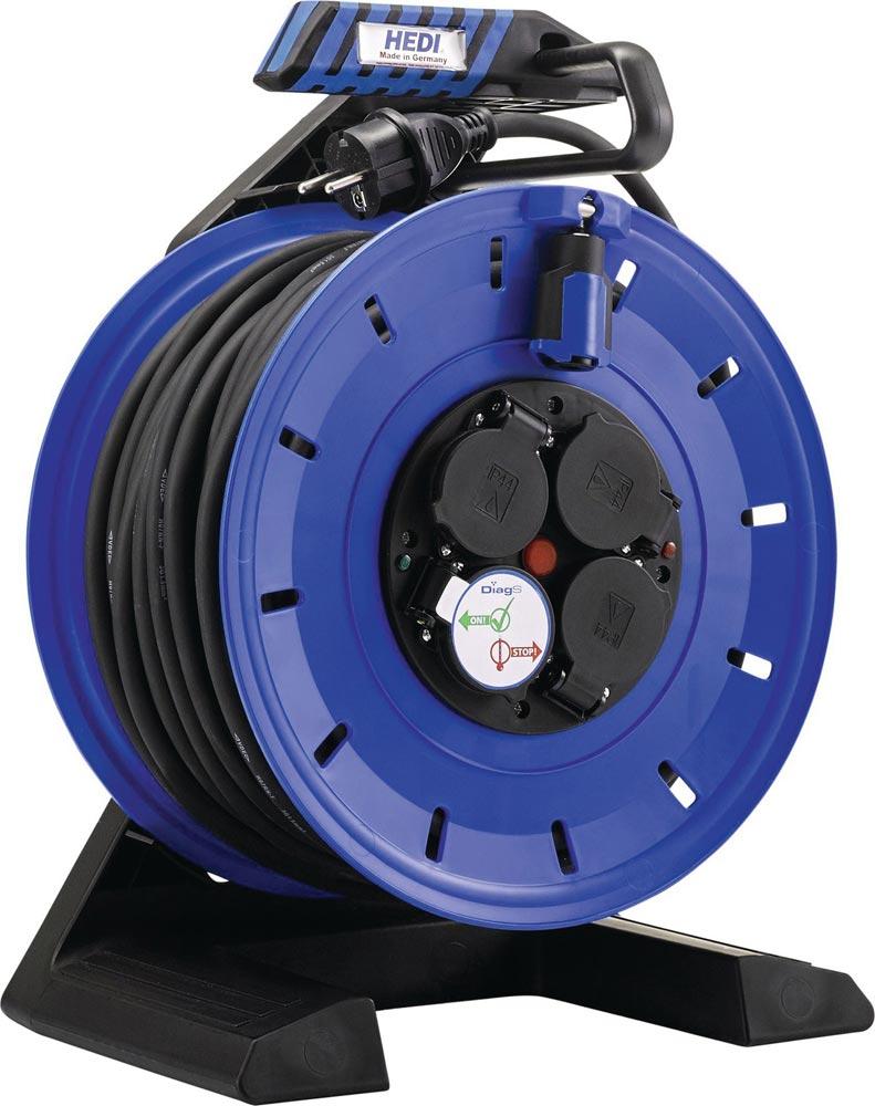 Kabeltrommel Generation 7 Champion 25 m H07RN-F 3 x 1,5 mm 290 mm 4 Schutzkontaktsteckdosen Vollkunststoff IP54