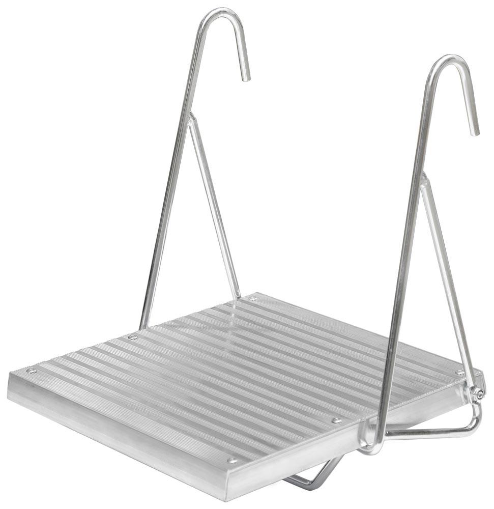 Universal-Leitertritt, klappbar, Tritt BxT 260x250 mm, Max. Belastung 150 kg