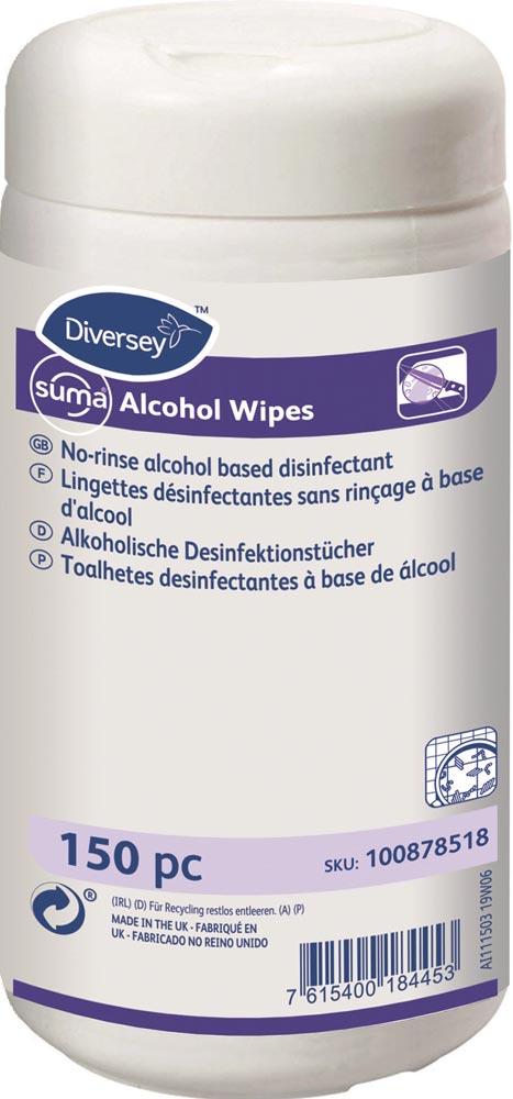 Desinfektionstücher Alcohol Wipes 150 Tücher Dose