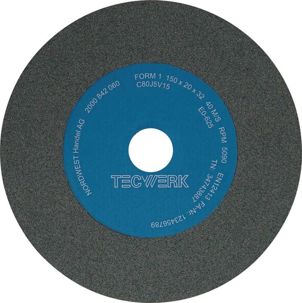 Schleifbockscheibe Ø150xB20x32mm 80 Form A Siliciumcarbid