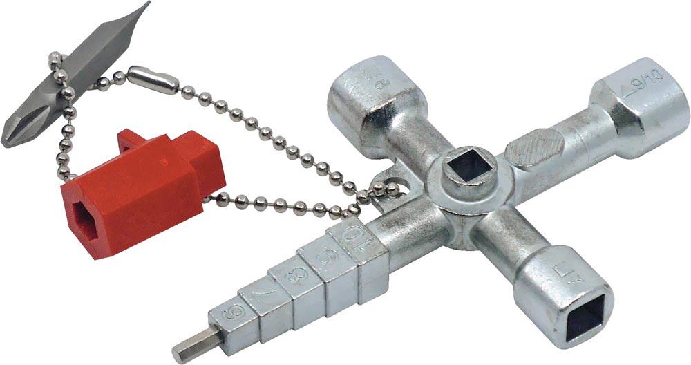 Schaltschrankschlüssel 820 M03 13 Funktionen mit Bitadapter