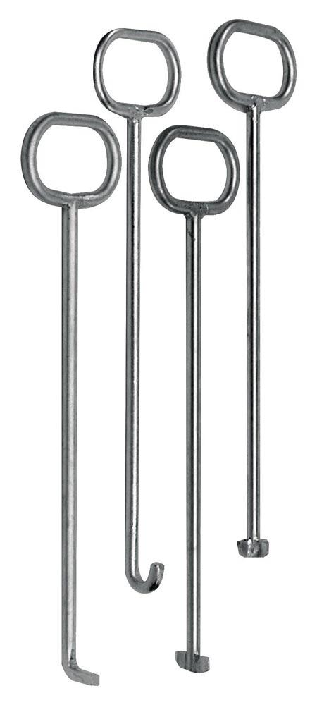 Kanaldeckelheber Länge 600 mm mit Schlitzfuß verzinkt