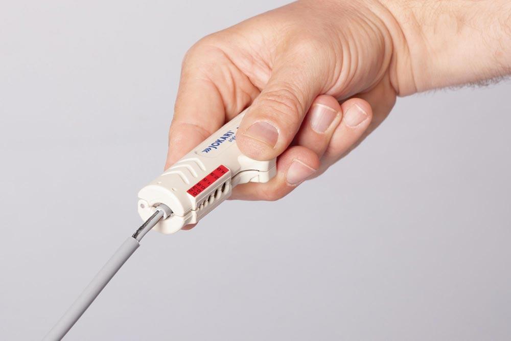 Abmantelungswerkzeug PC-Strip Gesamtlänge 124 mm Arbeitsbereich Ø 5 - 13 mm 0,2 - 4 (Litze) mm