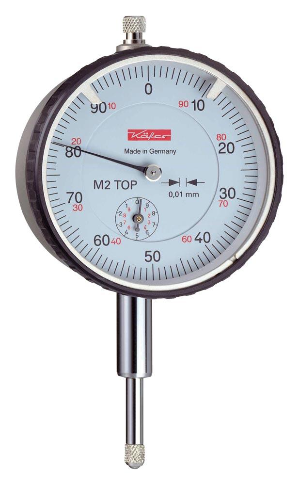 Messuhr M2 Top 10 mm Ablesung 0,01 mm