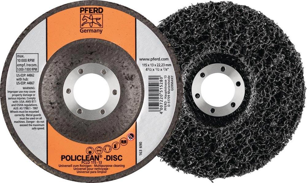Grobreinigungsscheibe POLICLEAN Ø115x13mm Bohrung 22,23 mm Grobreinigungsscheibe POLICLEAN Ø115x13mm Bohrung 22,23 mm
