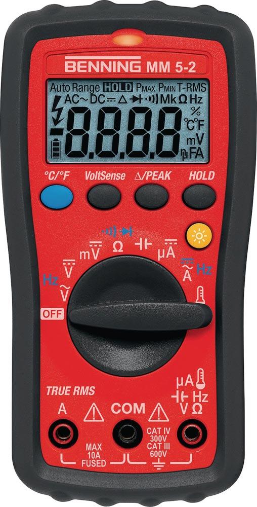 Multimeter MM 5-2 0,1 mV-600 V AC/DC TRUE RMS