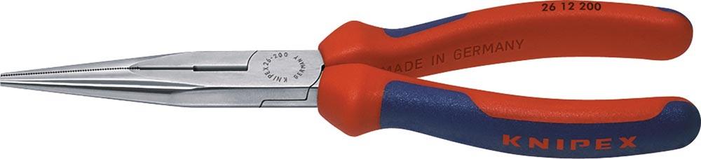 Flachrundzange Länge 200 mm poliert gerade Comfort-Griffe Flachrundzange Länge 200 mm poliert gerade Comfort-Griffe
