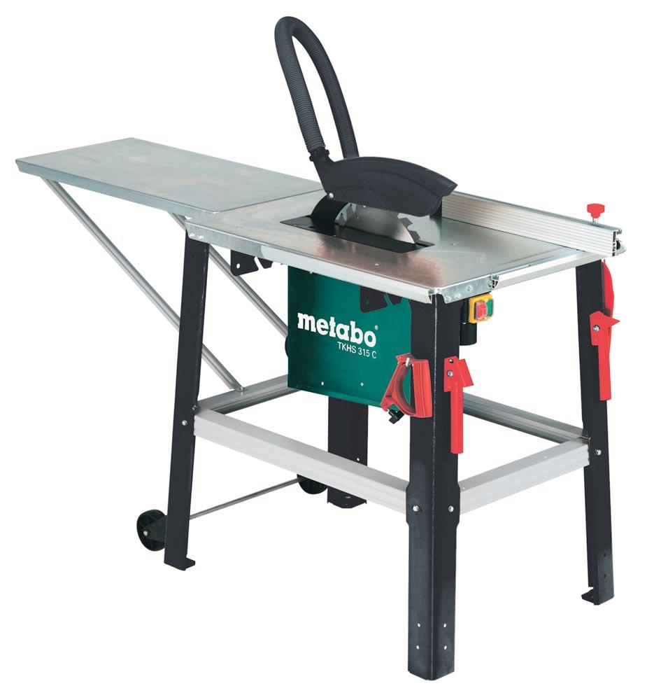 METABO Tischkreissäge TKHS 315 C 2,8 DNB, 2,8 kW, (400 V), HM-SägeblattD 315x30 mm, Schnittb. 85/51 mm