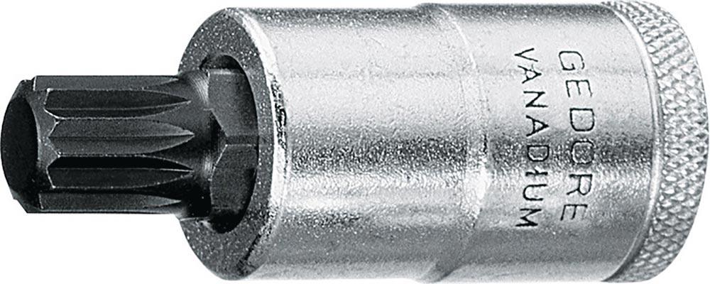 Steckschlüsseleinsatz INX 19 1/2  Innen-Vielzahn M10 Länge 100 mm Steckschlüsseleinsatz INX 19 1/2  Innen-Vielzahn M10 Länge 100 mm
