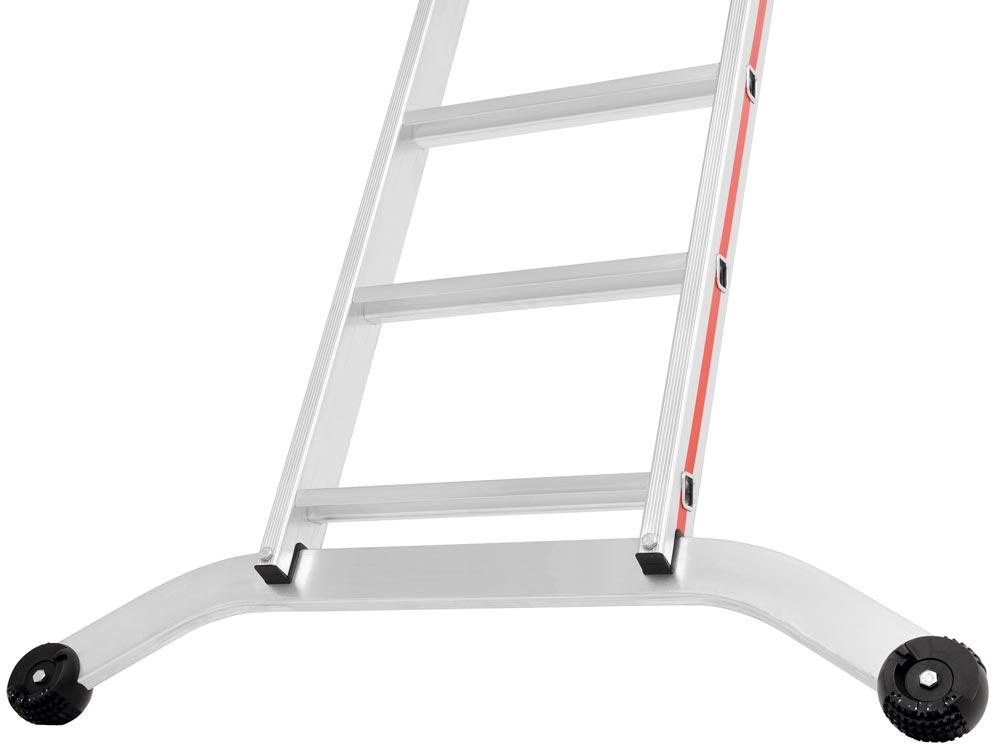 Stufenanlegeleiter mit Traverse, 18 Stufen, Länge 4,72 m
