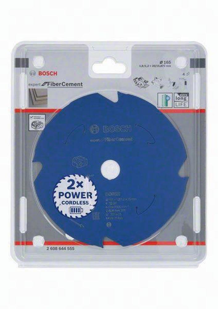 Kreissägeblatt Außen-Ø 165 mm Zähnezahl 4 TCG Bohrung 20 mm Schnittbreite 1,8 mm HM