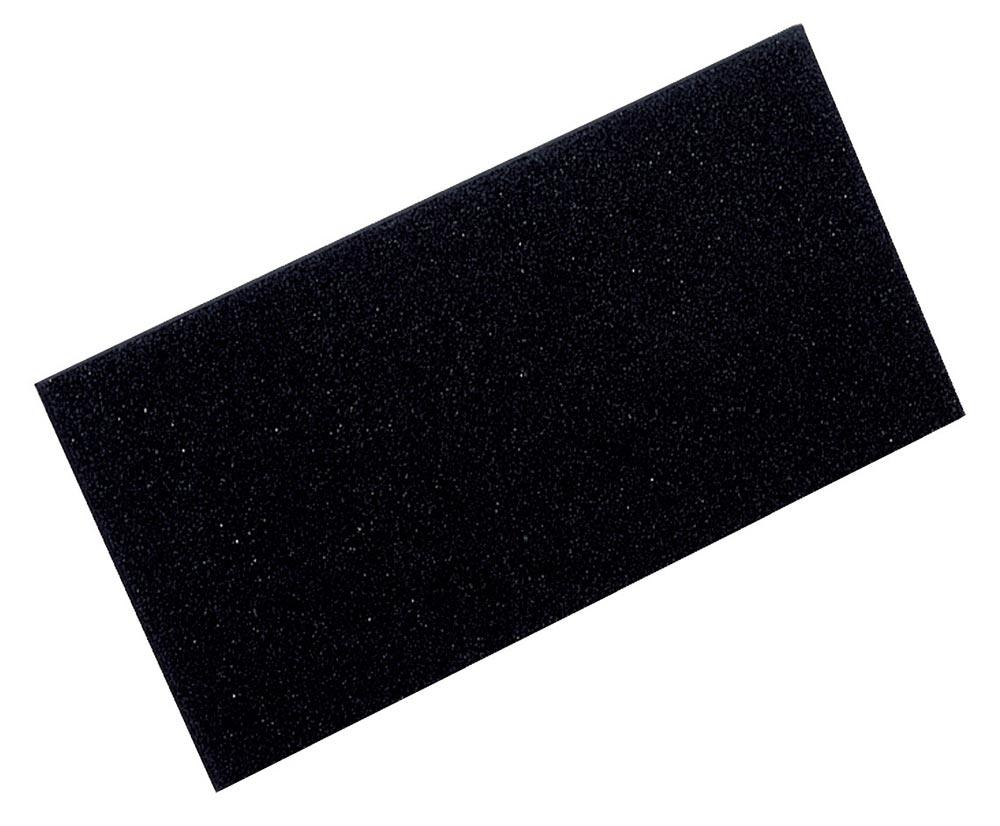 Zellgummiauflage schwarz