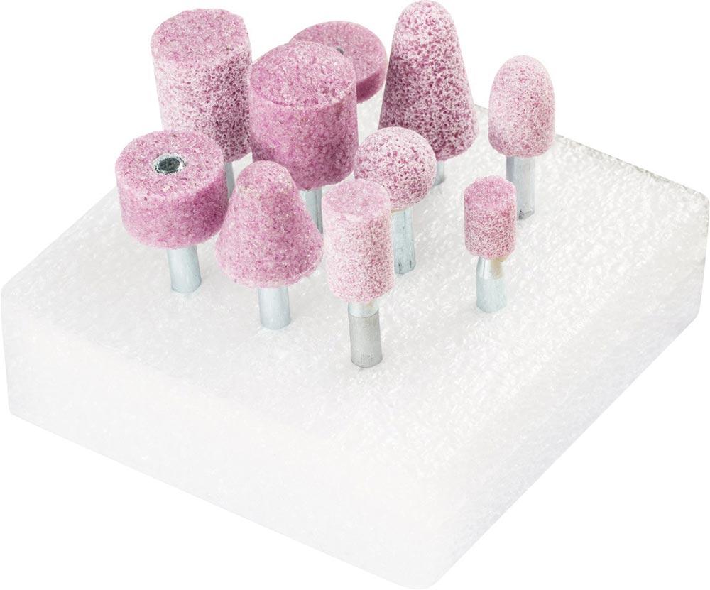 Schleifstiftesatz STEEL EDGE DxHmm Schaft-Ø 6 mm Edelkorund Diverse 10tlg.