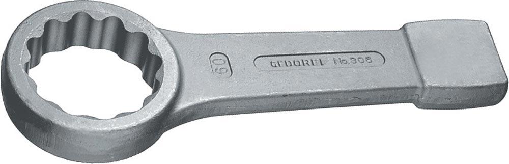 Schlagringschlüssel 306 Schlüsselweite 24 mm Länge 160 mm CV-Stahl Schlagringschlüssel 306 Schlüsselweite 24 mm Länge 160 mm CV-Stahl