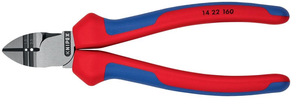 Abisolierseitenschneider Länge 160 mm 1,5 / 2,5 mm poliert Mehrkomponenten-Hüllen
