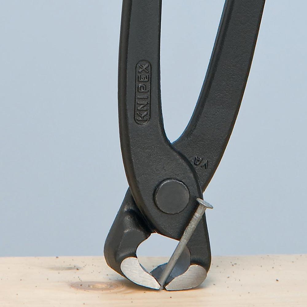 Monierzange Länge 250 mm poliert schwarz atramentiert