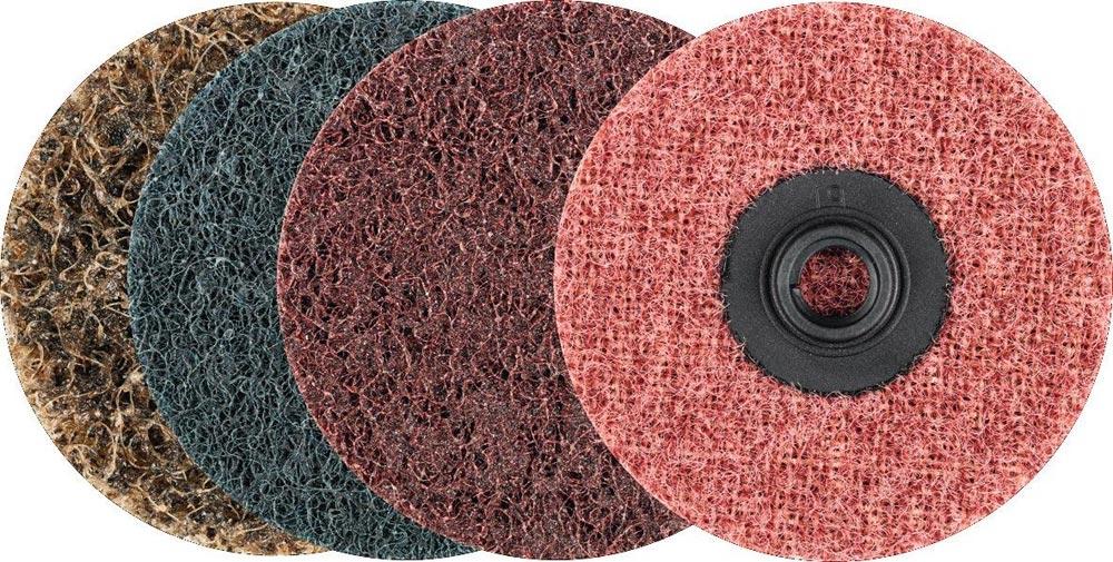 Vlieskompaktscheibe COMBIDISC VRH Ø 50 mm Körnung fein hart blau 7500 min- Vlieskompaktscheibe COMBIDISC VRH Ø 50 mm Körnung fein hart blau 7500 min-