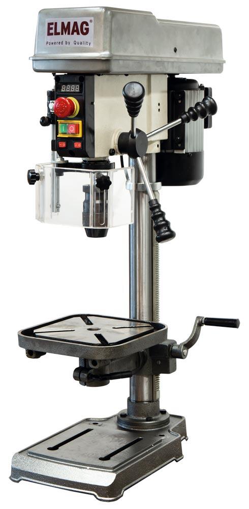 Tischbohrmaschine KBM 16 T Vario inkl. Schraubstock, Bohrersatz u. Schneidöl