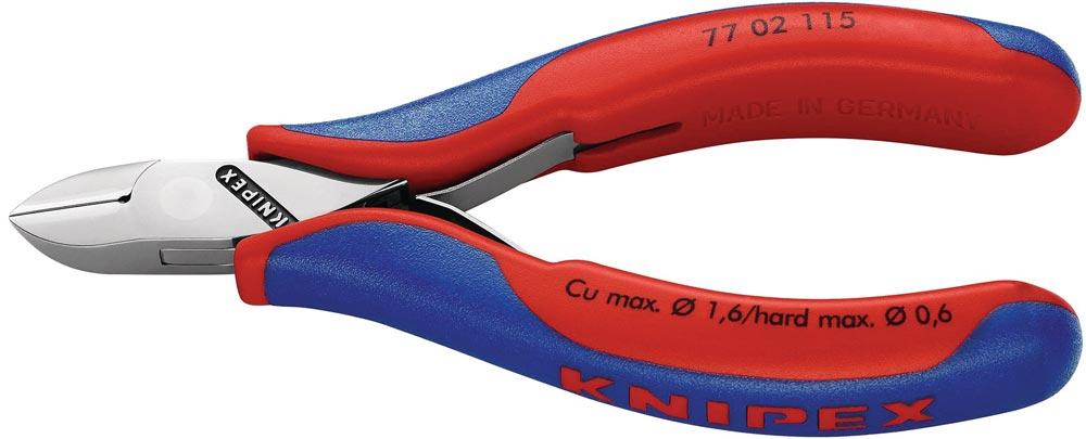 Elektronik-Seitenschneider Länge 115 mm Form 0 Facette ja, klein Mehrkomponenten-Hüllen spiegelpoliert Elektronik-Seitenschneider Länge 115 mm Form 0 Facette ja, klein Mehrkomponenten-Hüllen spiegelpoliert