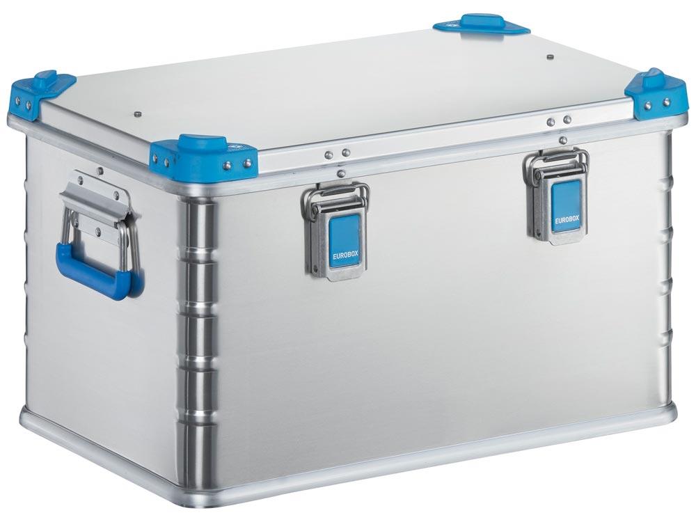 Aluminium-Eurobox, stapelbar, Volumen 60 l, BxTxH 600x400x340 mm