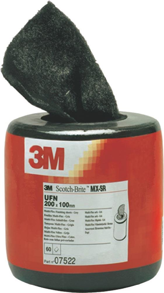 Schleifvliesrolle MX-SR Länge 6 m Breite 100 mm ultra fine grau Schleifvliesrolle MX-SR Länge 6 m Breite 100 mm ultra fine grau