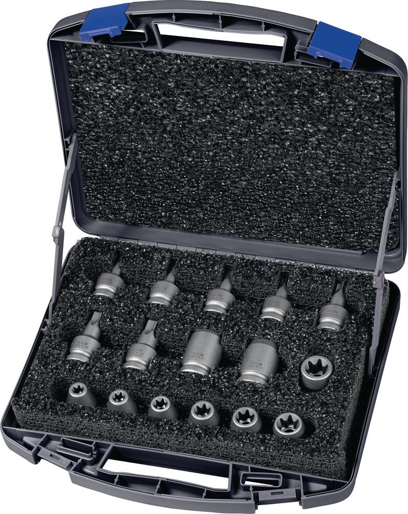 Kraftsteckschlüsselsatz 720 E TX 16 OL 16-teilig 1/2  T/E