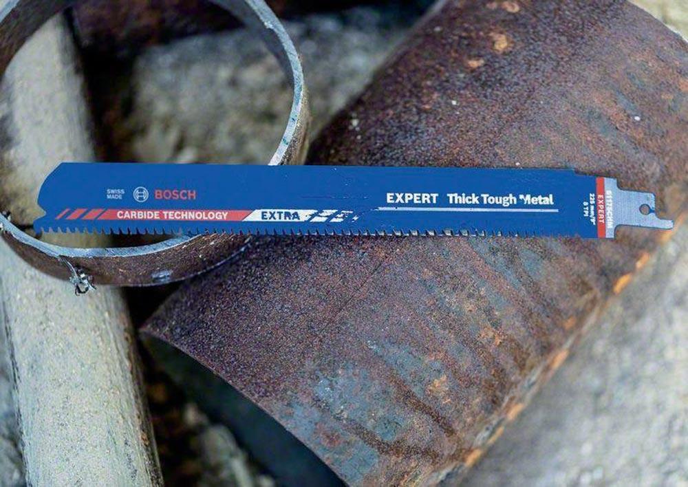 Säbelsägeblatt Expert Thick Tough Metal Länge 225 mm Breite 25 mm Zahnteilung TPI 8 3 mm S-Schaft 10 Stück / Karte Säbelsägeblatt Expert Thick Tough Metal Länge 225 mm Breite 25 mm Zahnteilung TPI 8 3 mm S-Schaft 10 Stück / Karte