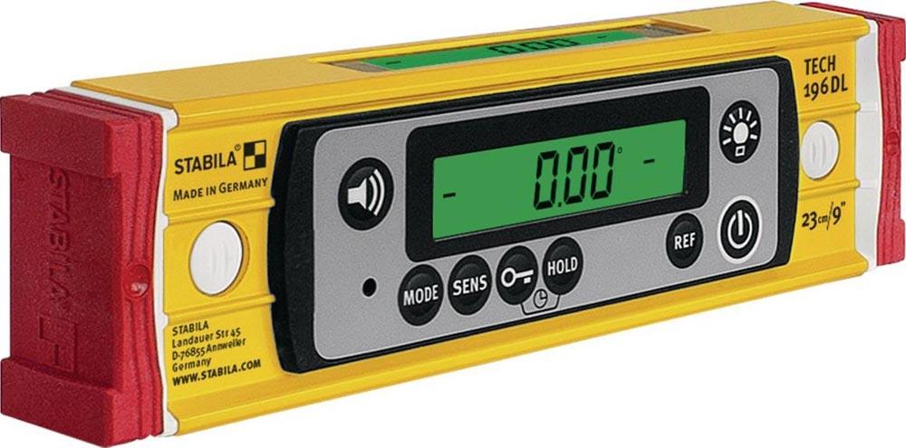Elektronikwasserwaage TECH 196 DL 183 cm Aluminium gelb  0,5 mm/m  0,5 mm/m Elektronikwasserwaage TECH 196 DL 183 cm Aluminium gelb  0,5 mm/m  0,5 mm/m