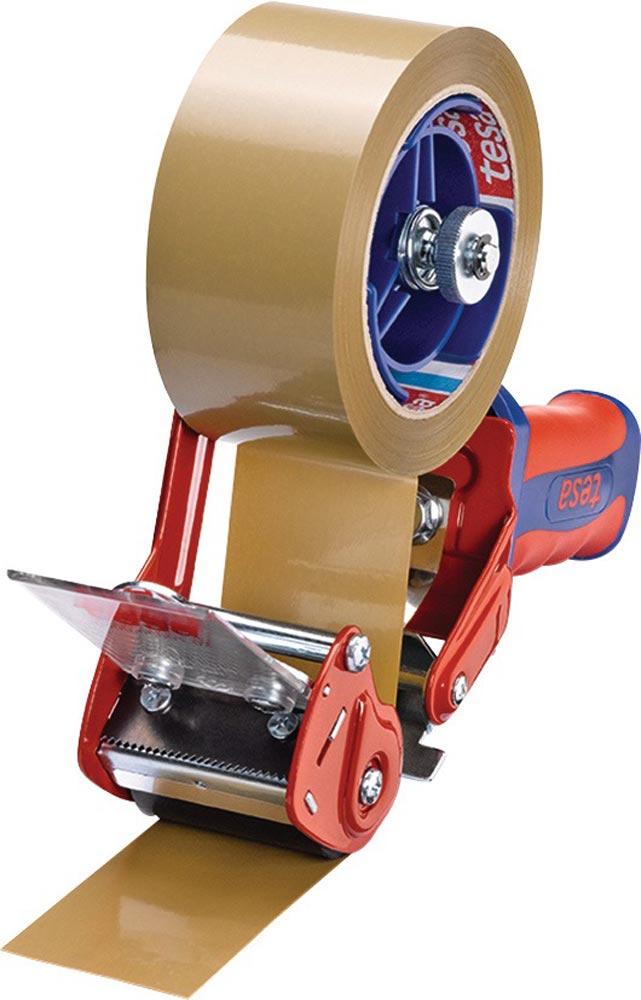 Handabroller Comfort 6400 Metall rot/blau für Bandbreite 50 mm
