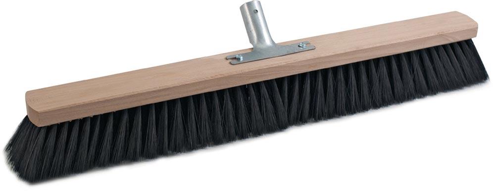 Saalbesen Qualitätsmischung Länge 1000 mm mit Metallstielhalter Flachholz Saalbesen Qualitätsmischung Länge 1000 mm mit Metallstielhalter Flachholz